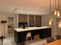 Spanplafond van Holland Plafond in keuken Spanplafond van Holland Plafond in keuken